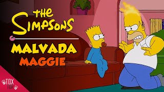 Maggie se convierte en Bart  Los Simpson [upl. by Ikeda]