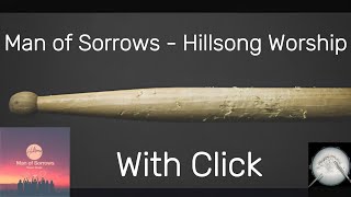 Man of Sorrows  Hillsong Worship  Drumless  With Click [upl. by Gitel657]