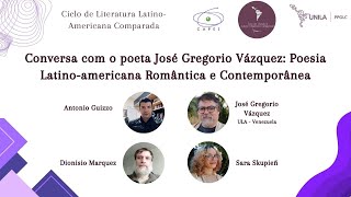 José Gregorio Vázquez ULA Poesia Latinoamericana Contemporânea [upl. by Adalard]