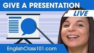 How to Give a Presentation in English  Basic English Phrases [upl. by Oberg383]