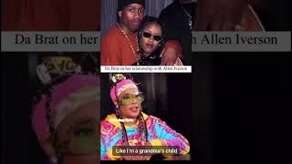 Da Brat on her relationship with Allen Iverson 😳 fyp shorts hiphop like viralvideo music [upl. by Ley]