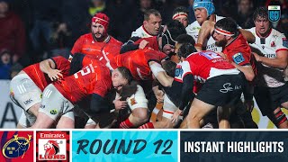 Munster vs Emirates Lions  Instant Highlights  Round 12  URC 202223 [upl. by Etz]