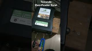 Teste do Eletrificador Rural Pampeano agora só instalar postarei novos vídeos [upl. by Brandenburg]