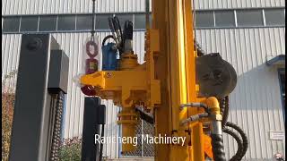 RCF300C hydraulic bore water drilling machine operating video [upl. by Yeslah208]