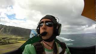 1941 Stearman Biplane Aerobatics over Hawaii [upl. by Button403]