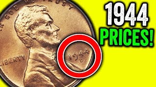 1944 WHEAT PENNIES WORTH MONEY  RARE amp VALUABLE COINS TO LOOK FOR [upl. by Neural538]