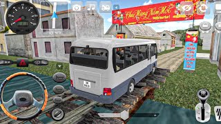 Minibus Simulator Vietnam  Realistic Driving  Android Gameplay [upl. by Amilas721]