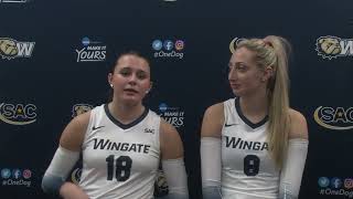 Wingate Volleyball Post Game Press Conference 1162024 [upl. by Theola957]