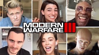 Call of Duty Modern Warfare 3 Cast reenact voice lines from the Game [upl. by Ronoh241]