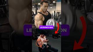 Kevin Levrones Son  Gabe Levrone 💪 kevinlevrone bodybuilding gymedit [upl. by Tawsha]