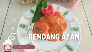 RESEP RENDANG AYAM ENAK RASA SUPER [upl. by Assirehs]