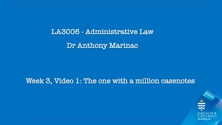 Admin Law 2024 Week 3 Video 1 Decisions [upl. by Cnut184]