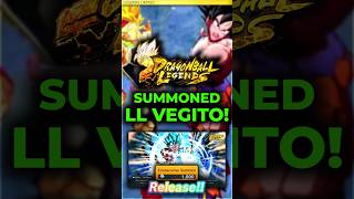 INSANE LUCK SUMMONED LL VEGITO BLUE 2ND SUMMON 🔥 [upl. by Linehan8]