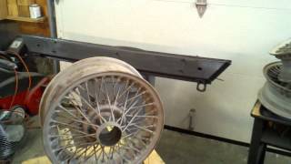 mgb 1969 mgb rims treatment spokes wire wheels [upl. by Santos]