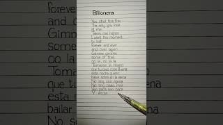 Bilionera Lyrics bilioneralyrics [upl. by Ahsitram978]