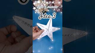 Adorno Navidad Estrella idea 3 christmas diy manualidades decoracionnavideña estrellas [upl. by Neenaej]