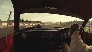 Nurburgring Oldtimer grand prix Ginetta G4R versus Ferrari 250 GTO [upl. by Jeaz]