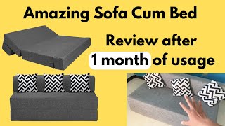 Dr Smith Three Seater Sofa Cum Bed Review after 1 month  Should i buy [upl. by Latia]