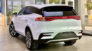 All New BYD TANG 2024  Luxury EV SUV  White Color Review Interior And Exterior [upl. by Bernhard533]