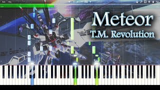 Meteor  TMRevolution  Piano  機動戦士ガンダムSEED【Sheet Music】 [upl. by Ultun]