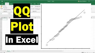 How To Create A QQ Plot In Excel [upl. by Vashtia]