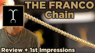 Jacoje 14k Franco Diamond Cut Chain REVIEW amp First Impressions  How I Found My Everyday Gold Chain [upl. by Rafe]