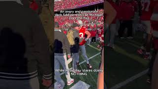 Jack Sawyer finishes his Ohio State career with an 04 record against Michigan osu michigan cfb [upl. by Ehtyaf]