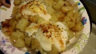 BREAKFAST FRIED POTATOES WITH EGGS [upl. by Nesto]