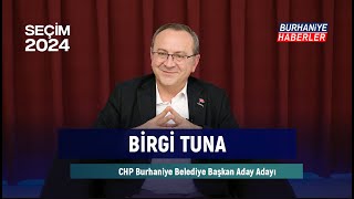 Burhaniyede Siyaset  Konuk CHP Burhaniye Belediye Başkan Aday Adayı Dr Birgi Tuna [upl. by Adhamh]