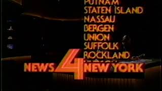 News4 New York  WNBC Channel 4 mid80s  Chuck Scarborough amp Sue Simmons  Introductory Theme [upl. by Gula]