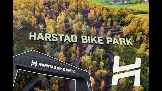 Trails in HARSTAD BIKE PARK  HARSTAD SYKKELPARK in Norway [upl. by Combes30]