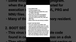 Computer viruses  Types of Viruses  education ytshorts computerccc ccc software computergyan [upl. by Stinson494]