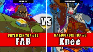 GGST  FAB Potemkin VS Knee Nagoriyuki  Guilty Gear Strive High level gameplay [upl. by Adla]