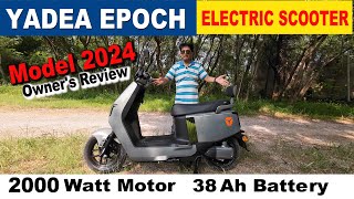 Yadea EPOCH Electric Scooter Model 2024 Review amp Ride [upl. by Enyluqcaj]