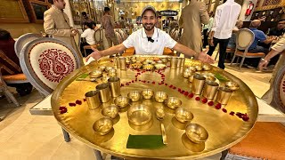 28KG Biggest Maharaja Thali  Unlimited Maharaja Bhog Thali in Pune  Pune Food Tour [upl. by Aliek326]