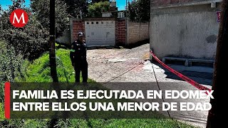 Hallan familia asesinada en un domicilio en Zinacantepec Edomex [upl. by Akenn]