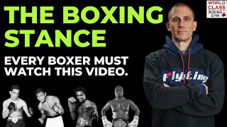 Every Boxer MUST Watch This Video  The Proper Boxing Stance [upl. by Katusha]