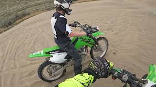 Exploring Beverly Dunes With A New Dirt Bike Rider [upl. by Caplan49]