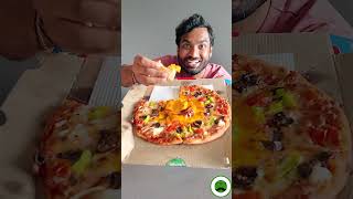 Domino’s New Cheese Volcano Pizza  Veggie Paaji foodshorts pizza [upl. by Ioab]