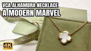 Exquisite Elegance Van Cleef amp Arpels Alhambra Necklace – A Modern Marvel [upl. by Sinegold]