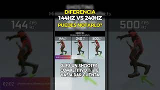 144HZ VS 240HZ PUEDES VER LA DIFERENCIA [upl. by Eicrad725]