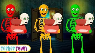 Skeletons Jumping In Haunted House  Spooky Skeletons Song By Teehee Town [upl. by Jacklyn]