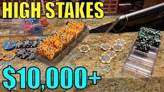 I Risk EVERYTHING To WIN 10000 ALL IN Overbet In Bellagio High Stakes Poker Vlog Ep 299 [upl. by Standley495]