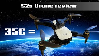 S2s Drone review  flight and camera test  35€ aliexpress drone [upl. by Ojillib894]