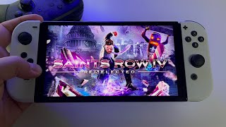 Review Saints Row 4 ReElected  Switch OLED gameplay  how good is the game [upl. by Annavoeg]