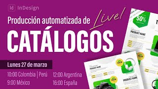 Creación automatizada de catálogos en InDesign [upl. by Ermin]