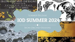 IOD Summer Release 2024  12 New Products Including a NEW Product Category [upl. by Aicilyhp]