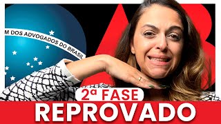 REPROVEI na Segunda Fase da OAB O que fazer [upl. by Schwenk694]