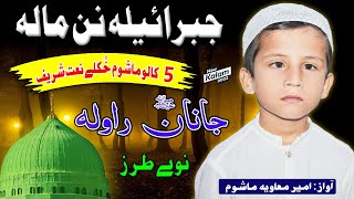 گل خوبان راولہ pashto New HD Naat jabrail la nan mala janan rawala by ameer maviya mashoom [upl. by Barraza333]