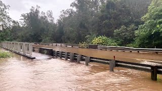 Wyong River Flooding 20 March vs 21 March 2021  2 days of rain NSW Australia [upl. by Alicsirp]